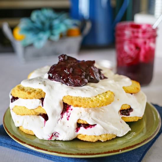 Blueberry Ice Box Cake - Recipe photo by Kleinworth &amp; Co