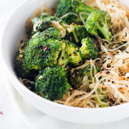 Broccoli Stir Fry with Kelp Noodles - Recipe photo by TASTEOFYUMMY