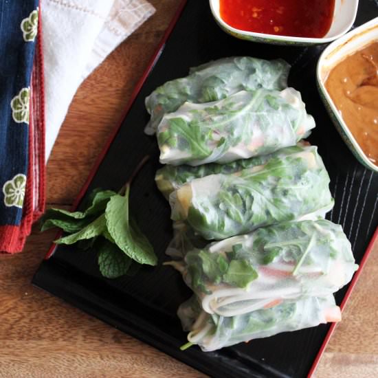 Tofu Summer Rolls - Recipe photo by FunnyLoveLindsay