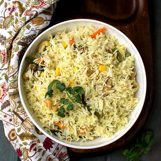 Bengali Mishti Pulao - Recipe photo by Pavani