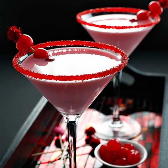 Cherry Blossom Cocktail - Recipe photo by homemadehooplah