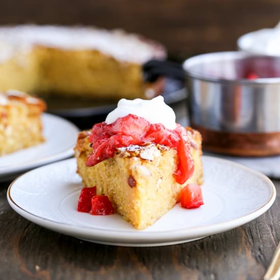 Honey Cornmeal Cake - Recipe photo by bakerita