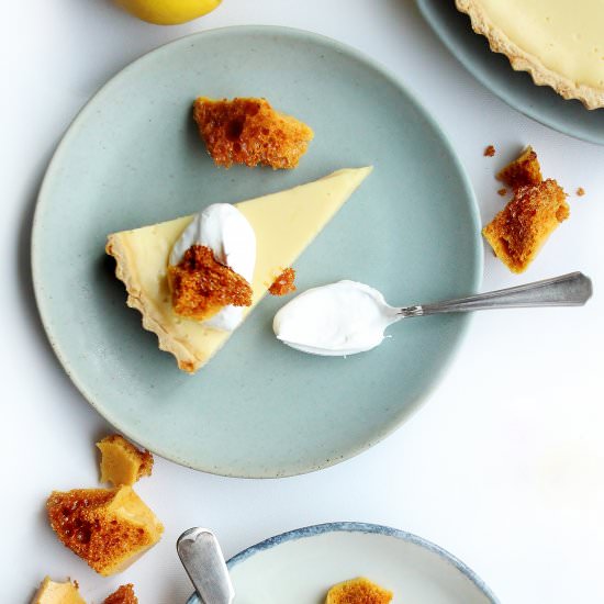 French Honey Lemon Tart - Recipe photo by Cocoetcocoa