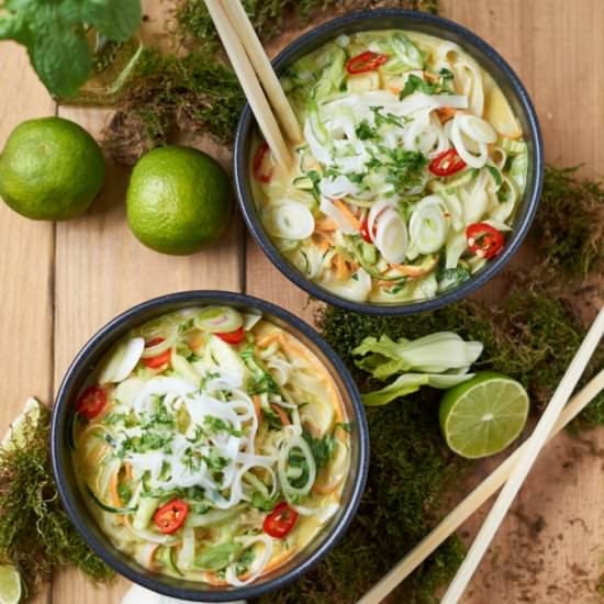 Green Thai Curry with Pak Choi - Recipe photo by carointhekitchen