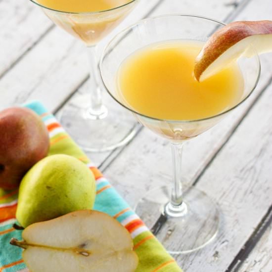 Elderflower Peartini - Recipe photo by homeandplate