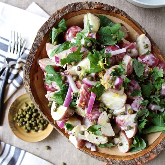 Créme Fraîche Potato Salad - Recipe photo by bessiebakes