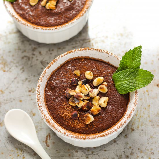 Healthy Banana Chocolate Pudding - Recipe photo by Purely Katie