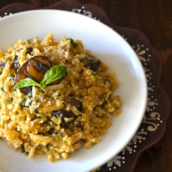 Mushroom Cauliflower "Risotto" - Recipe photo by cookingontheweekends