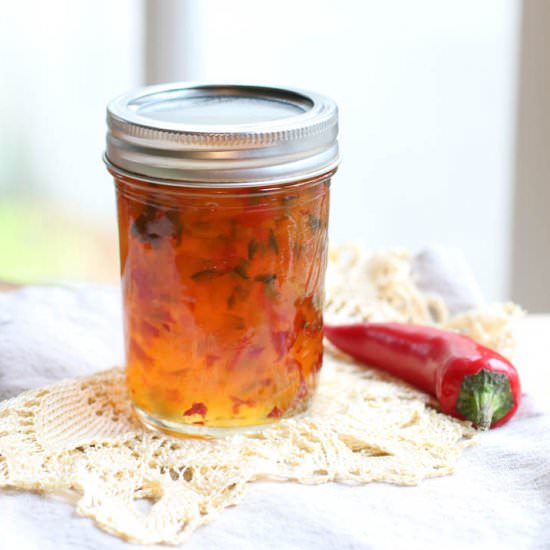 Homemade Hot Pepper Jelly Recipe - Recipe photo by aforkstale