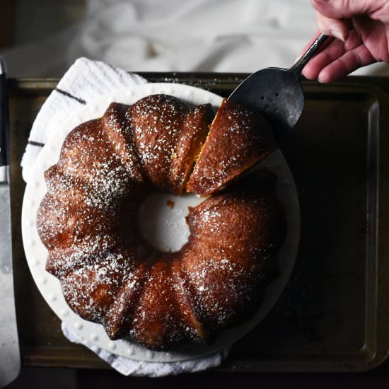 Citrus Almond Pound Cake - Recipe photo by forkvsspoon