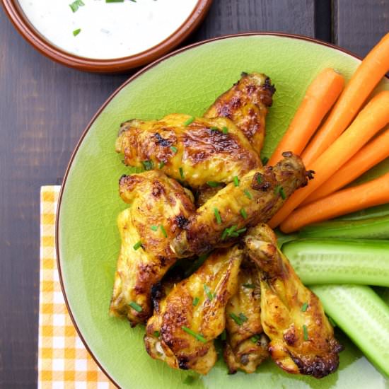 Habanero hot wings - Recipe photo by The FoodOlic