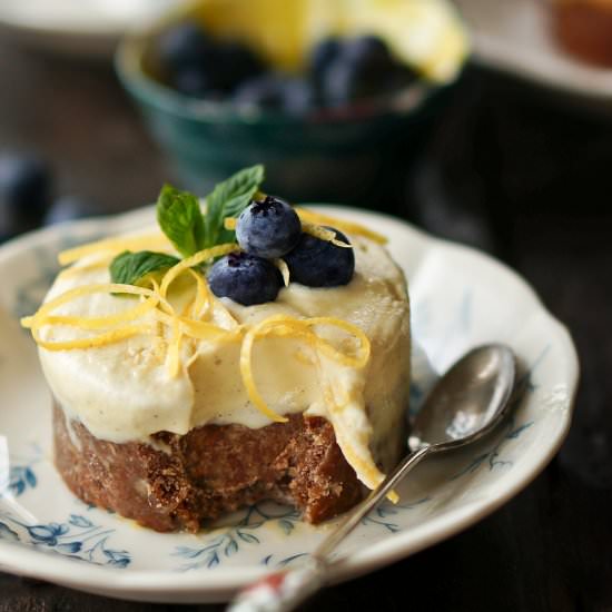 Lemon Blueberry Tarts - Recipe photo by turmericnspice