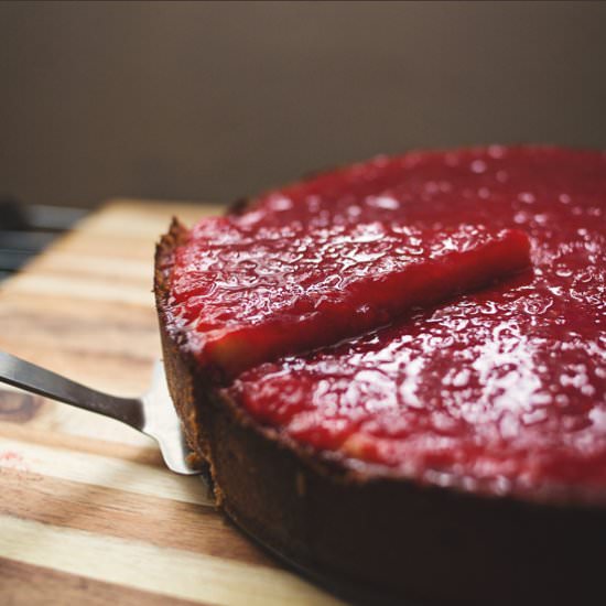 Raspberry Cheesecake - Recipe photo by a butterful mind