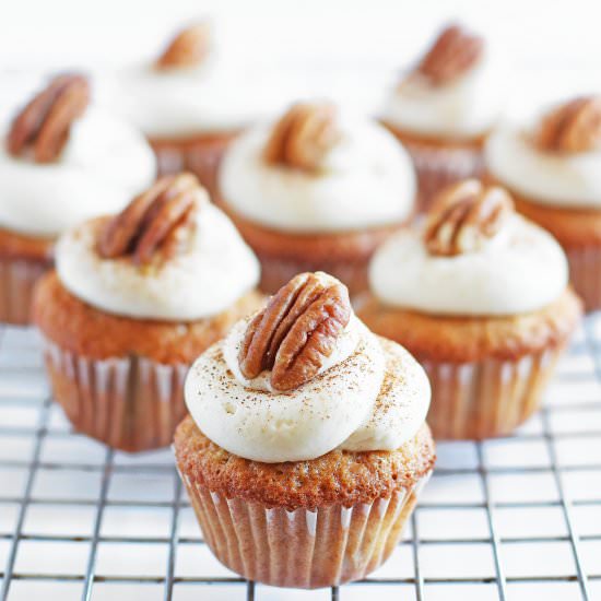 Miniature Hummingbird Cupcakes - Recipe photo by If You Give A Blonde A Kitchen