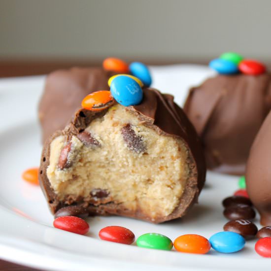M&Ms Cookie Dough Truffles - Recipe photo by auntiebethany