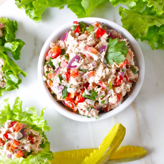 fresh & flavorful tuna salad - Recipe photo by quinns place