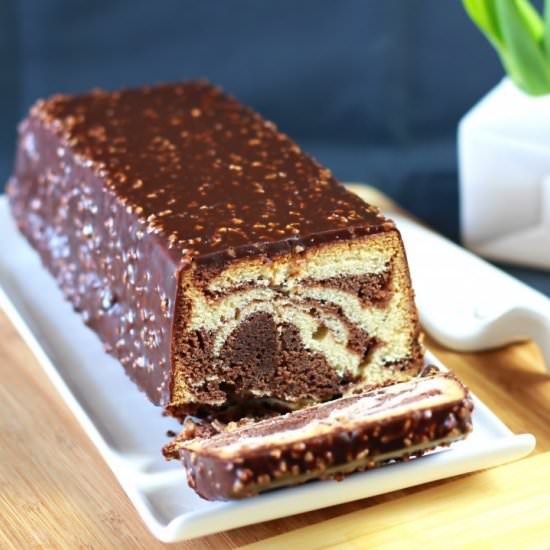 Chocolate Marble Cake - Recipe photo by The Happy Cooking Friends