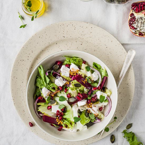 Pickled beetroot salad - Recipe photo by PannaM