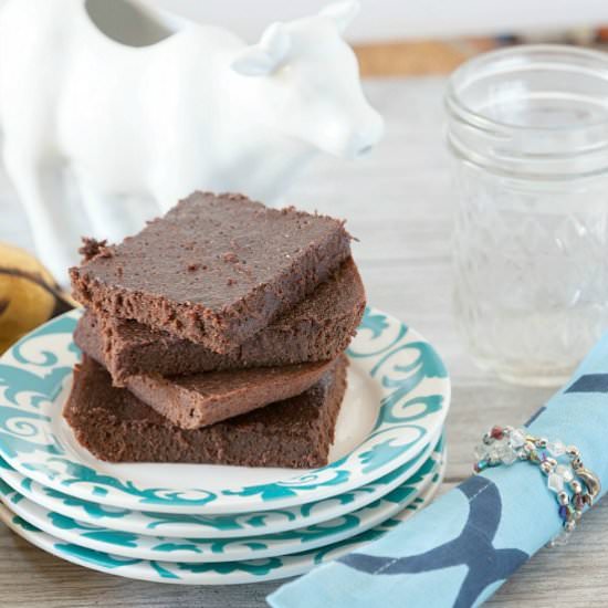 Dark Chocolate Banana Brownies - Recipe photo by Food Done Light