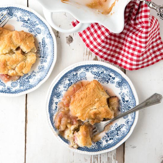 Rhubarb Grunt An Americana Classic - Recipe photo by boulderlocavore