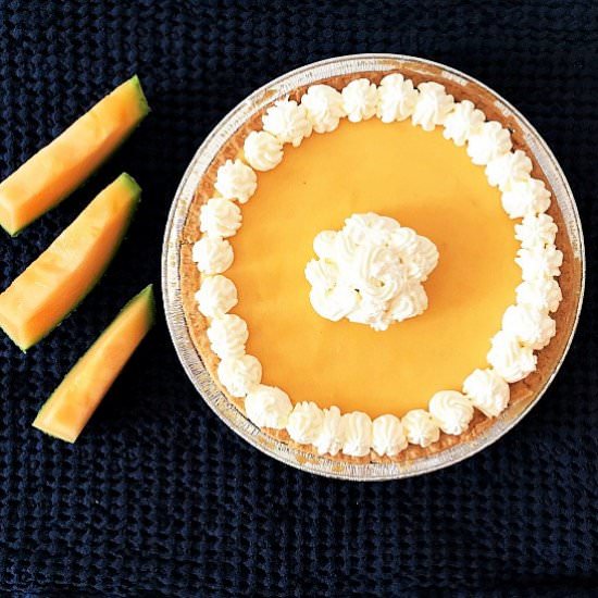Cantaloupe Pie with Whipping Cream - Recipe photo by mygorgeousrecipes
