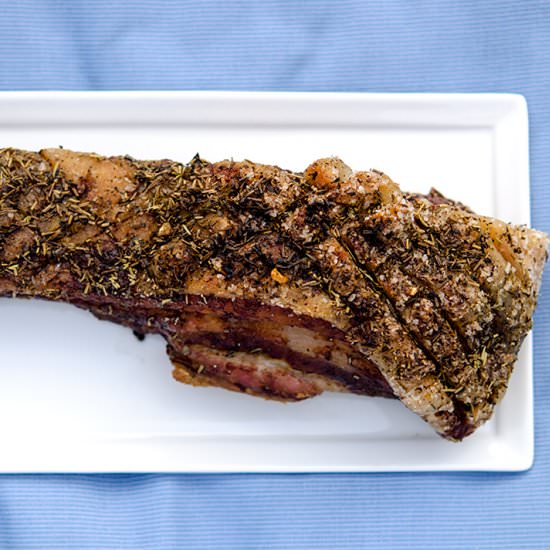 Crispy Pork Belly - Recipe photo by IdRatherBeaChef