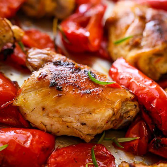 Rosemary Chicken - Recipe photo by MunchkinTime