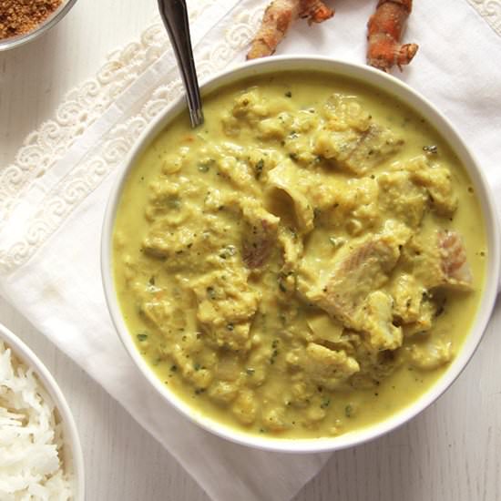 Rhubarb Fish Curry - Recipe photo by adinutza