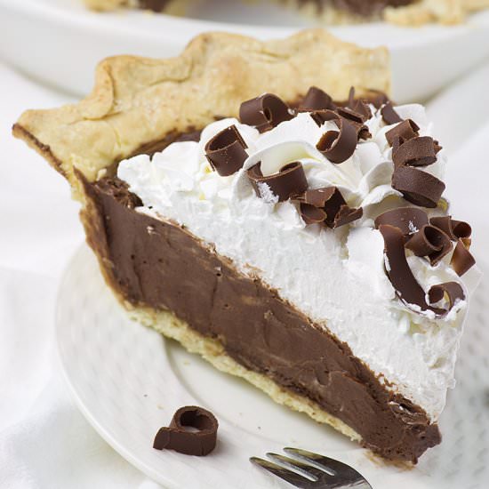 French Silk Pie - Recipe photo by omgchocolatedesserts