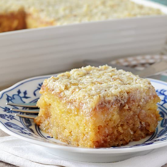 Do Nothing Cake - Recipe photo by Kitchen Nostalgia
