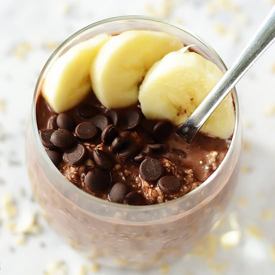 Chocolate Overnight Oats - Recipe photo by dieTTaste