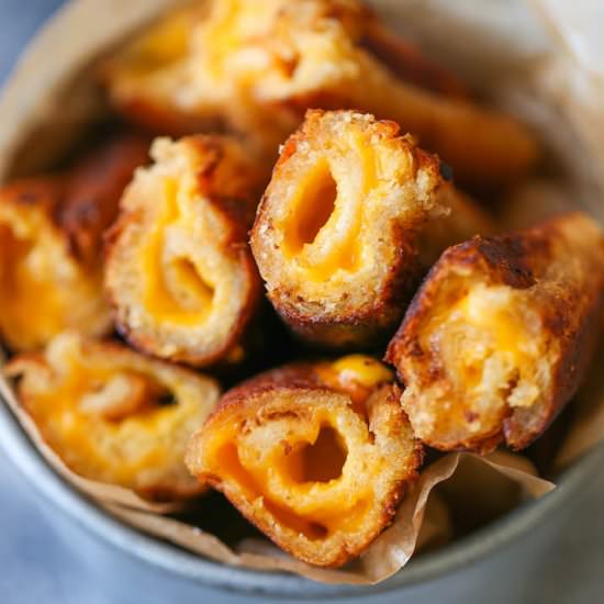 Grilled Cheese Roll Ups - Recipe photo by damndelicious