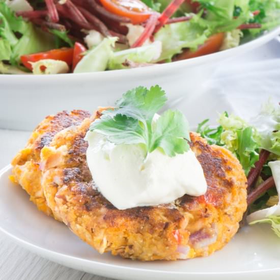 Salmon and Sweet Potato Fishcakes - Recipe photo by CharlottesLivelyKitchen