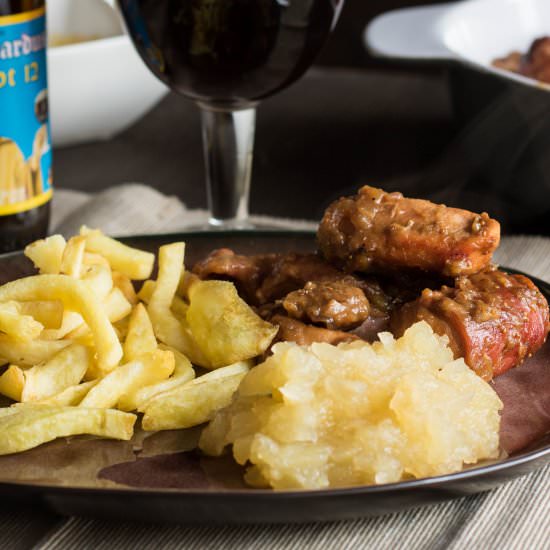 Beer Braised Rabbit with Figs - Recipe photo by BBQ Bastard