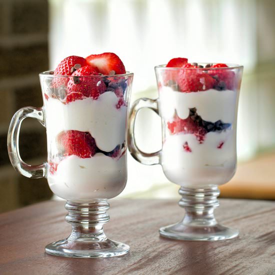 Cheesecake Strawberry Parfaits - Recipe photo by TheKitchenWhisperer