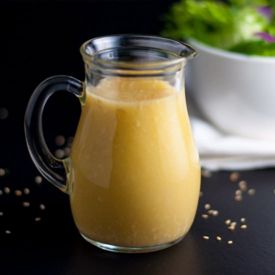 Sesame Miso Vinaigrette - Recipe photo by Flavour and Savour