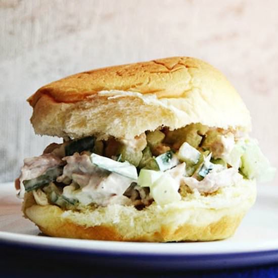 Cucumber Chicken Salad Sandwiches - Recipe photo by diycandy