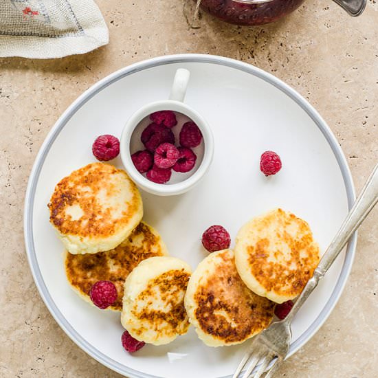Curd cheese pancakes - Recipe photo by PannaM