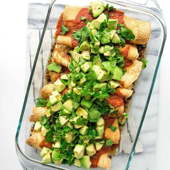 Healthy Make-Ahead Enchilada Bake - Recipe photo by YuriElkaim1