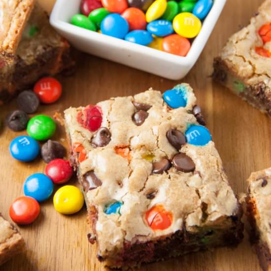 M&M Browned Butter Blondies - Recipe photo by bostongirlbakes