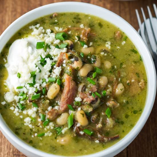 Black Eye Chili Verde - Recipe photo by boundbyfood