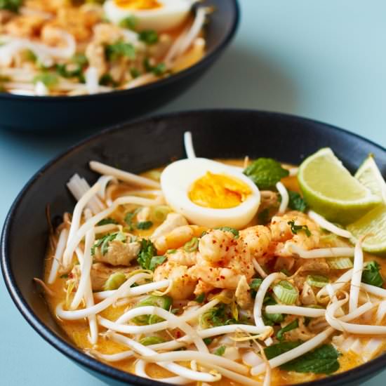 Singaporean Katong Laksa - Recipe photo by carointhekitchen