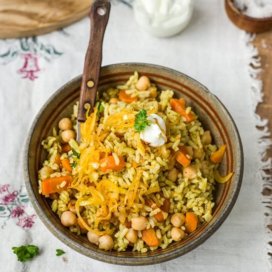 Rice pilaf - Recipe photo by PannaM