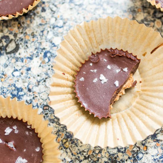 Chocolate Almond Butter Cups - Recipe photo by thegantzery