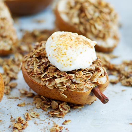 Coconut Sugar Cinnamon Baked Pears - Recipe photo by ilonaspassion