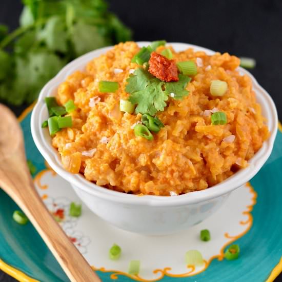 Coconut Curry Cauliflower Rice - Recipe photo by realfoodwithdana