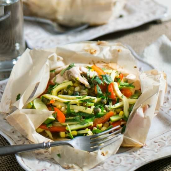Mexican Fish In Parchment - Recipe photo by beyondmeresustenance