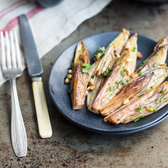 Balsamic Braised Belgian Endive - Recipe photo by superman cooks