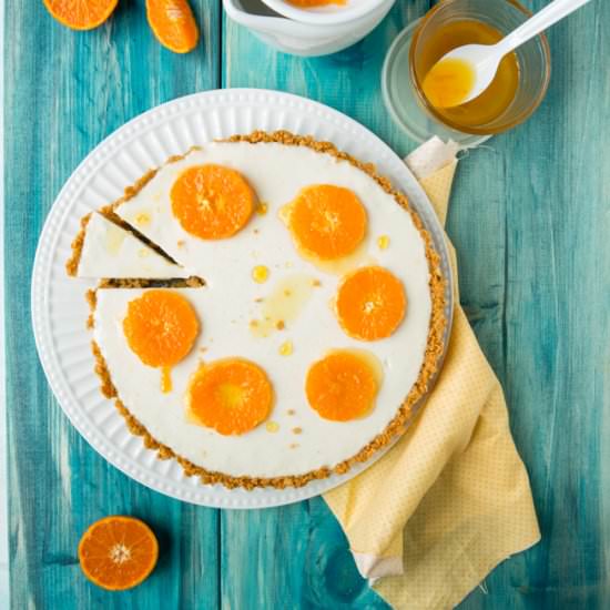 Orange Yogurt Tart - Recipe photo by FlavzCorner