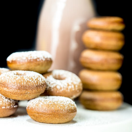 Mini Chocolate Breakfast Donuts - Recipe photo by BusyCreatingMemories